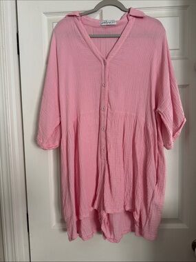 Petal & Pup- Pink, Size 12 Romper. NWOT.
